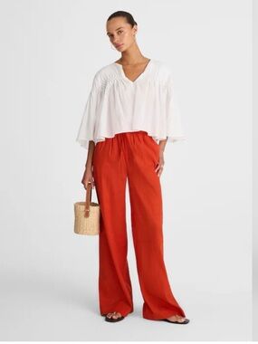 Madewell Raw-Edge Drawstring Pant